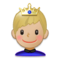 Prince - Medium Light emoji on Samsung